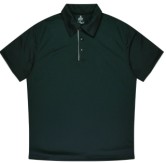 men's Yarra Polo - Black/White 