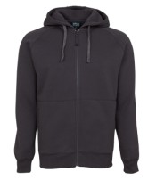Men's Full Zip Fleecy Hoodie - Gunmetal 